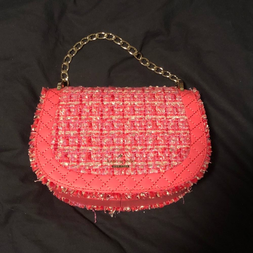 Kate Spade Pink Tweed Handbag